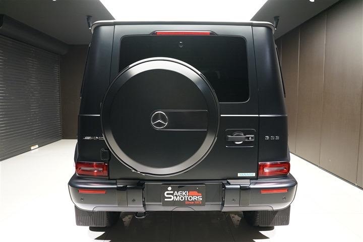 AMG G63 エディションマットブラック中古車両のリア画像